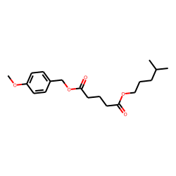 Glutaric acid, isohexyl 4-methoxybenzyl ester