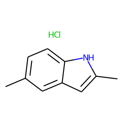 Indole, 2,5-dimethyl-, hydrochloride