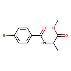 l-Alanine, N-(4-bromobenzoyl)-, methyl ester