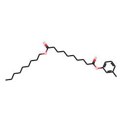 Sebacic acid, 3-methylphenyl nonyl ester