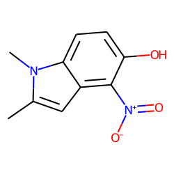 4-Nitro-5-hydroxy-1,2-dimethylindole