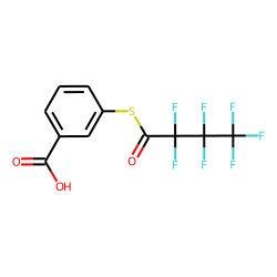 Benzoic acid, 3-(heptafluorobutyrylthio)-