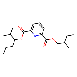 2,6-Pyridinedicarboxylic acid, 2-methylbutyl 2-methylhex-3-yl ester
