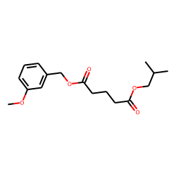 Glutaric acid, isobutyl 3-methoxybenzyl ester