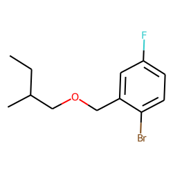 2-Bromo-5-fluorobenzyl alcohol, 2-methylbutyl ether