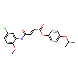 Fumaric acid, monoamide, N-(5-chloro-2-methoxyphenyl)-, 4-isopropoxyphenyl ester