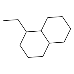 trans,cis-Bicyclo[4.4.0]decane, 2-ethyl