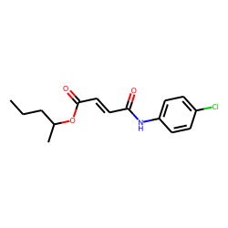 Fumaric acid, monoamide, N-(4-chlorophenyl)-, 2-pentyl ester