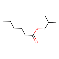 Hexanoic acid, 2-methylpropyl ester