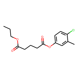 Glutaric acid, 4-chloro-3-methylphenyl propyl ester