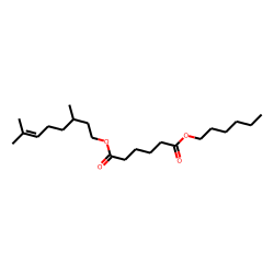 Adipic acid, «beta»-citronellyl hexyl ester
