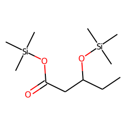 3-Trimethylsiloxyvaleric acid, trimethylsilyl ester