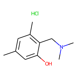 Phenol, 2-dimethylaminomethyl-3,5-dimethyl-, hydrochloride