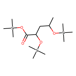 3,5-Dideoxy-erythro-pentonic acid, tris-TMS