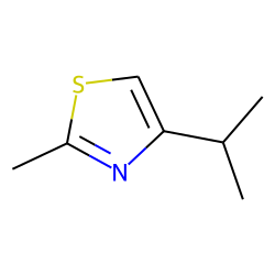 Thiazole, 2-methyl-4-(1-methylethyl)-