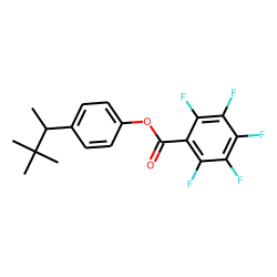 4(1,2,2-Trimethylpropyl)phenol, pentafluorobenzoyl ester