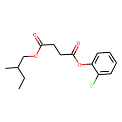 Succinic acid, 2-chlorophenyl 2-methylbutyl ester