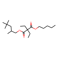 Diethylmalonic acid, pentyl 2,4,4-trimethylpentyl ester