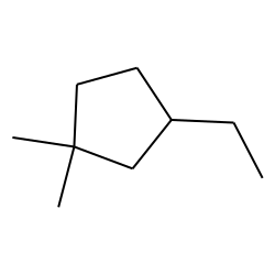 Cyclopentane, 3-ethyl-1,1-dimethyl-