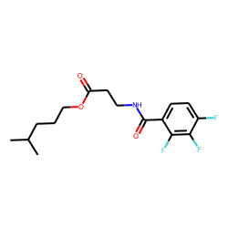 «beta»-Alanine, N-(2,3,4-trifluorobenzoyl)-, isohexyl ester