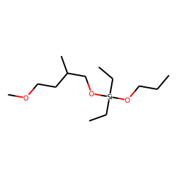 Silane, diethyl(2-methyl-4-methoxybutoxy)propoxy-