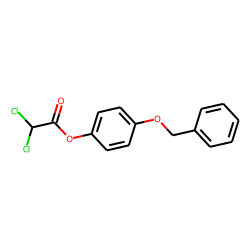 Dichloroacetic acid, 4-benzyloxyphenyl ester