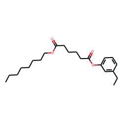 Adipic acid, 3-ethylphenyl octyl ester