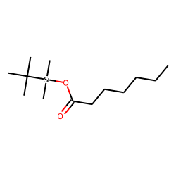 Heptanoic acid, tert-butyldimethylsilanyl ester