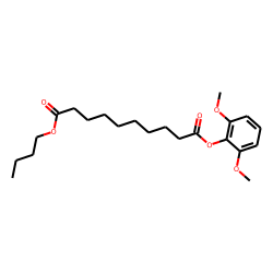 Sebacic acid, butyl 2,6-dimethoxyphenyl ester
