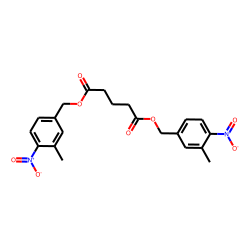 Glutaric acid, di(3-methyl-4-nitrobenzyl) ester