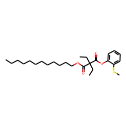 Diethylmalonic acid, dodecyl 2-methylthiophenyl ester