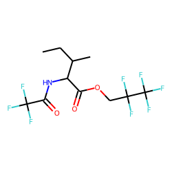 L-Isoleucine, N-trifluoroacetyl-, 2,2,3,3,3-pentafluoropropyl ester