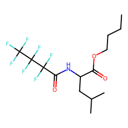 L-Leucine, N-heptafluorobutyryl-, butyl ester