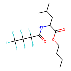 l-Leucine, n-heptafluorobutyryl-, butyl ester