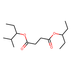 Succinic acid, 2-methyl-3-pentyl 3-pentyl ester
