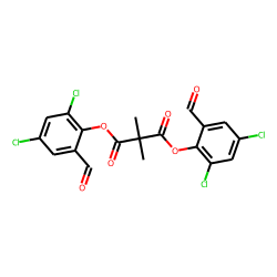 Dimethylmalonic acid, di(2,4-dichloro-6-formylphenyl) ester