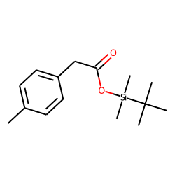 4-Methylphenylacetic acid, TBDMS