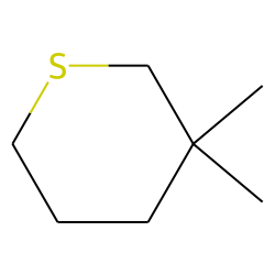 3,3-dimethyl-thiacyclohexane