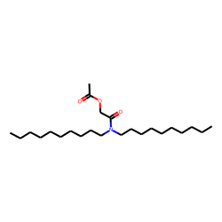 Acetoxyacetamide, N,N-didecyl-