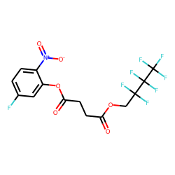 Succinic acid, 5-fluoro-2-nitrophenyl 2,2,3,3,4,4,4-heptafluorobutyl ester