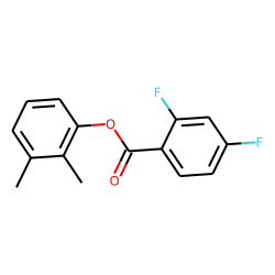 2,4-Difluorobenzoic acid, 2,3-dimethylphenyl ester