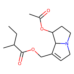 7-acetyl-9-(2-methylbutyryl) retronecine