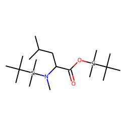 L-Leucine, N-(tert-butyldimethylsilyl)-N-methyl-, tert-butyldimethylsilyl ester