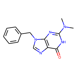 9H-purin-6(1h)-one, 9-benzyl-2-dimethylamino-