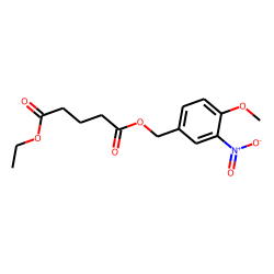 Glutaric acid, ethyl 3-nitro-4-methoxybenzyl ester