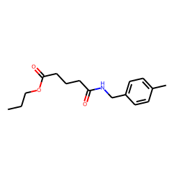 Glutaric acid, monoamide, N-(4-methylbenzyl)-, propyl ester