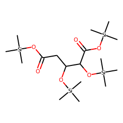 2-Deoxy-threo-pentaric acid, TMS