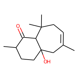 1 «alpha»,7 «beta»,9 «alpha»-1-Hydroxy-3,6,6,9-tetramethylbicyclo-[5.4.0]undec-3-en-8-one