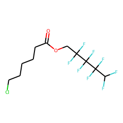 6-Chlorohexanoic acid, 2,2,3,3,4,4,5,5-octafluoropentyl ester