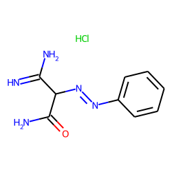 Acetamide, 2-amidino-2-(phenylazo)-, hydrochloride